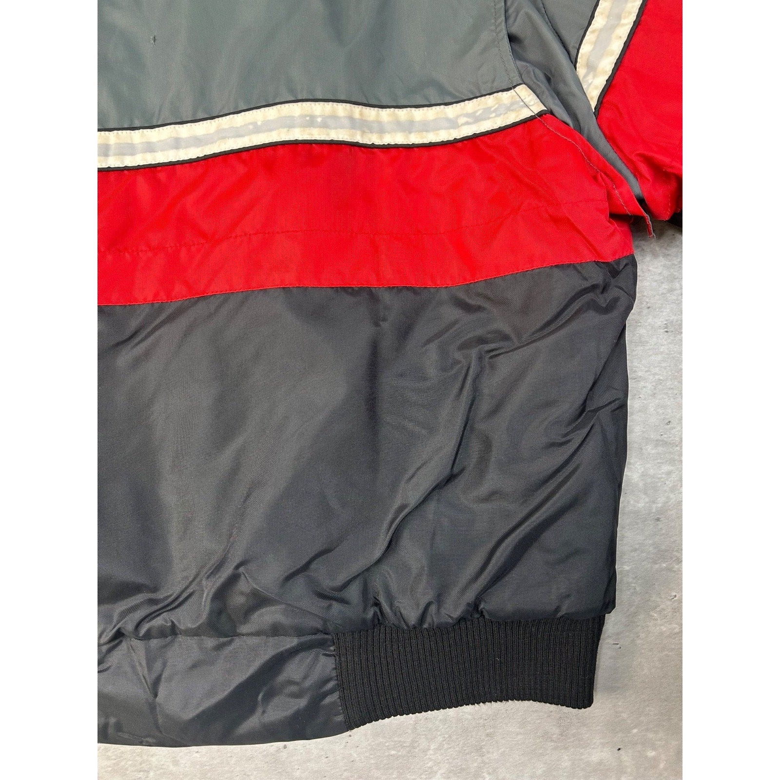Vintage 90s Polaris Embroidered Logo Full Zip Insulated Jacket Size Large