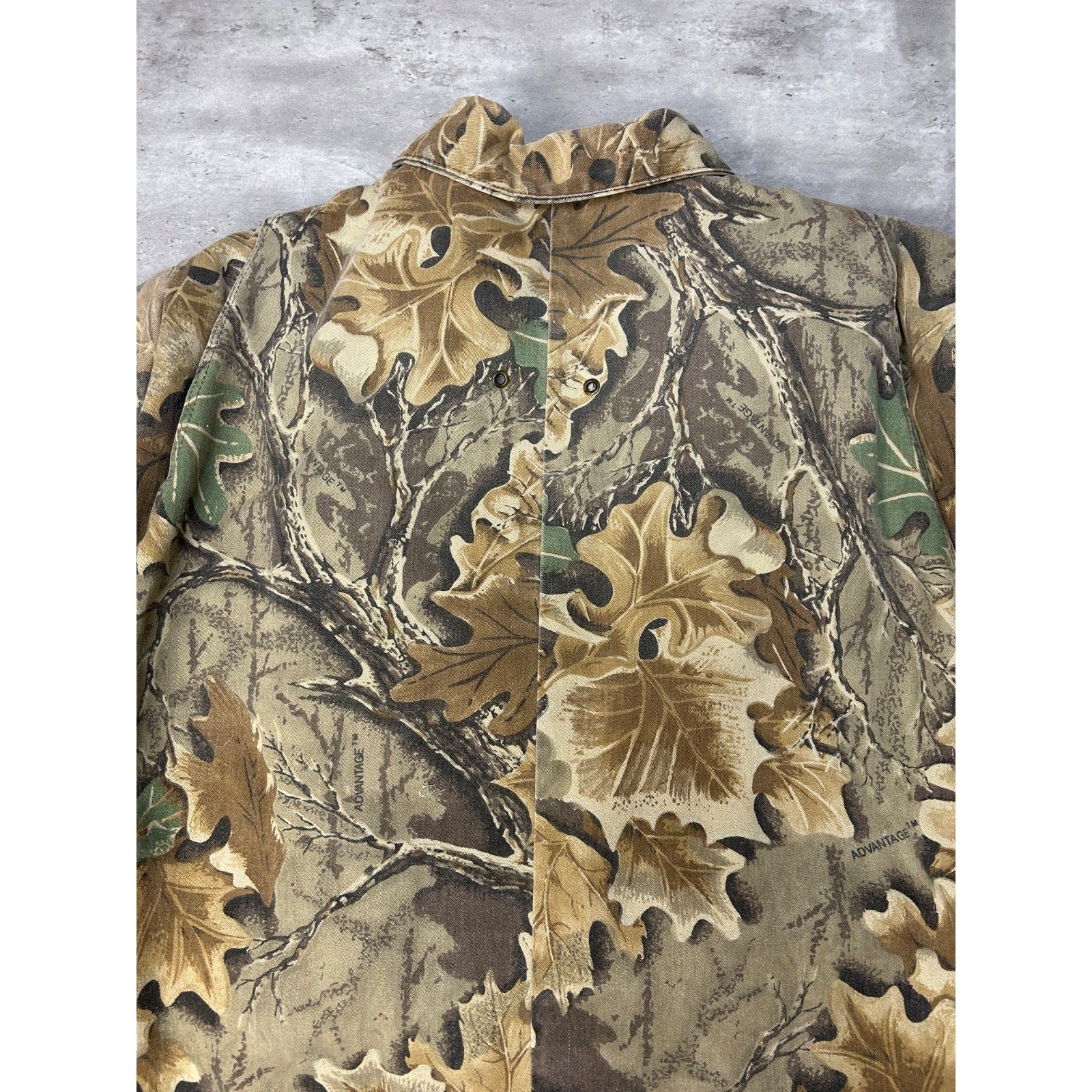 Vintage 90s Gander Mountain Advantage Camo Insulated Hunting Jacket Size Large