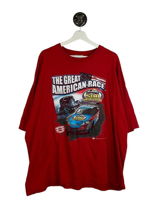 Nascar Daytona 500 The Great American Race Front & Back Graphic T-Shirt Size 3XL