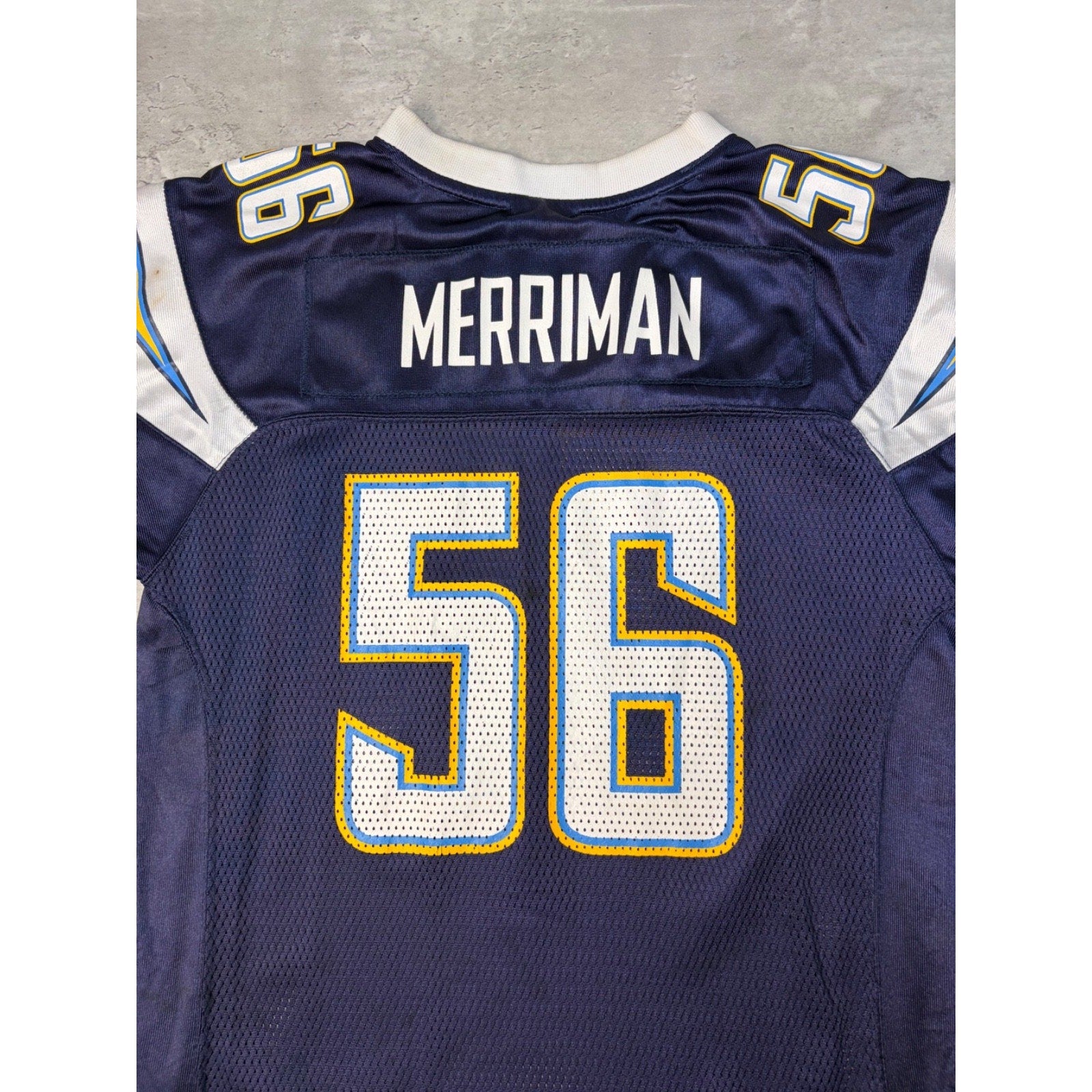 Vintage Shawne Merriman #56 San Diego Chargers NFL Reebok Jersey Sz Large YOUTH