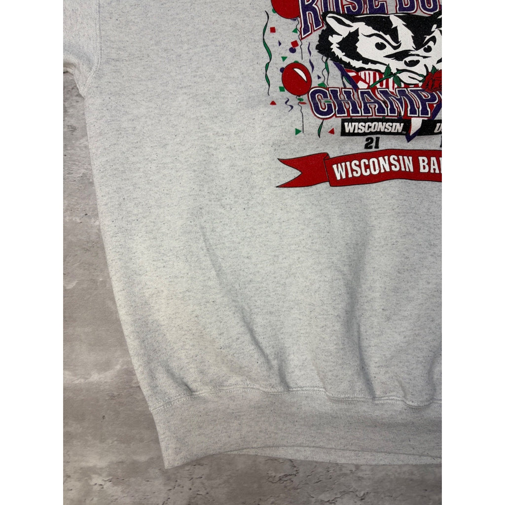 Vintage 1994 Wisconsin Badgers NCAA Rose Bowl Champs Sweatshirt Size 2XL