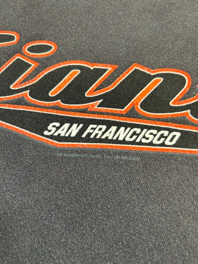 Vintage 2002 San Fransisco Giants MLB Spell out Graphic Sweatshirt Size 2XL
