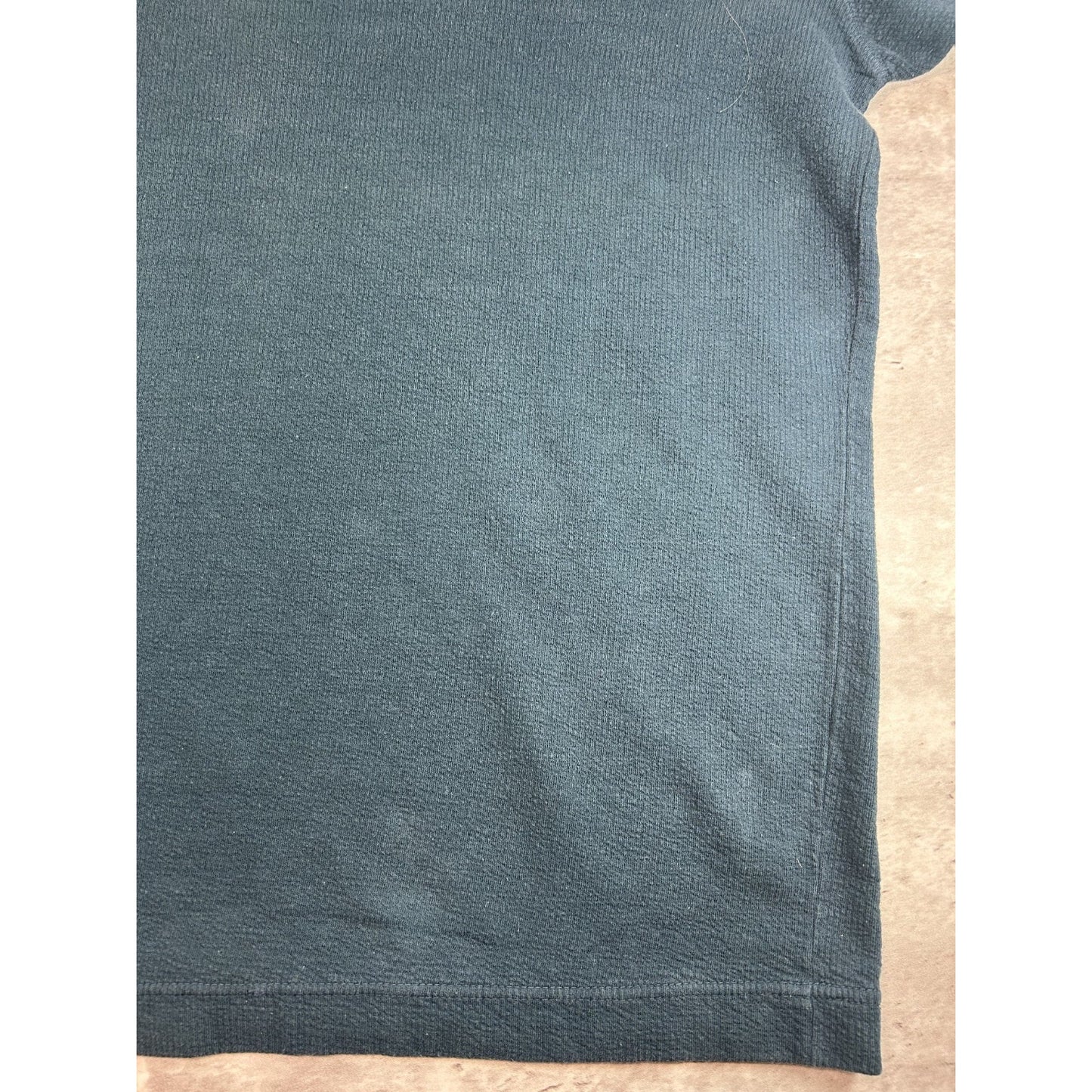 Vintage Harley Davidson Embroidered 1/4 Button Long Sleeve T-Shirt Size XL