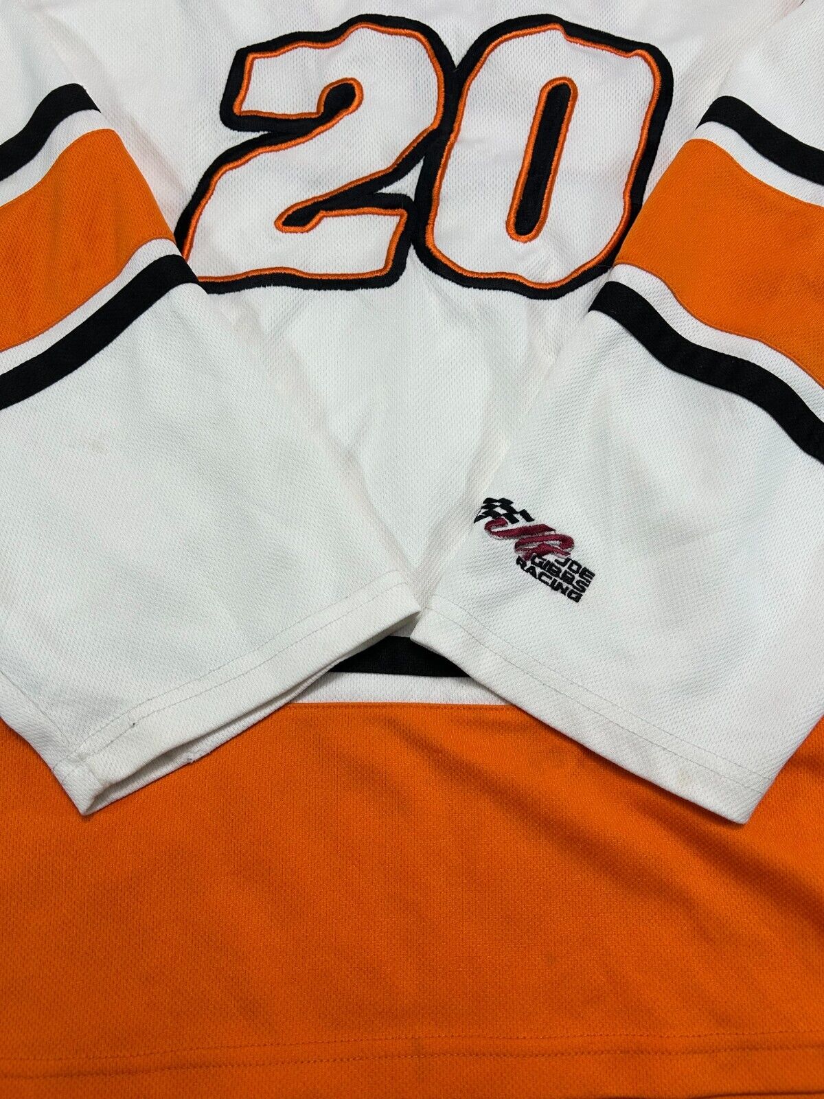 Vintage Tony Stewart #20 Nascar Home Depot Racing Hockey Jersey Size 2XL