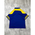 Vintage Adidas Two Tone Embroidered Logo 1/4 Zip Keeper Jersey Size Medium