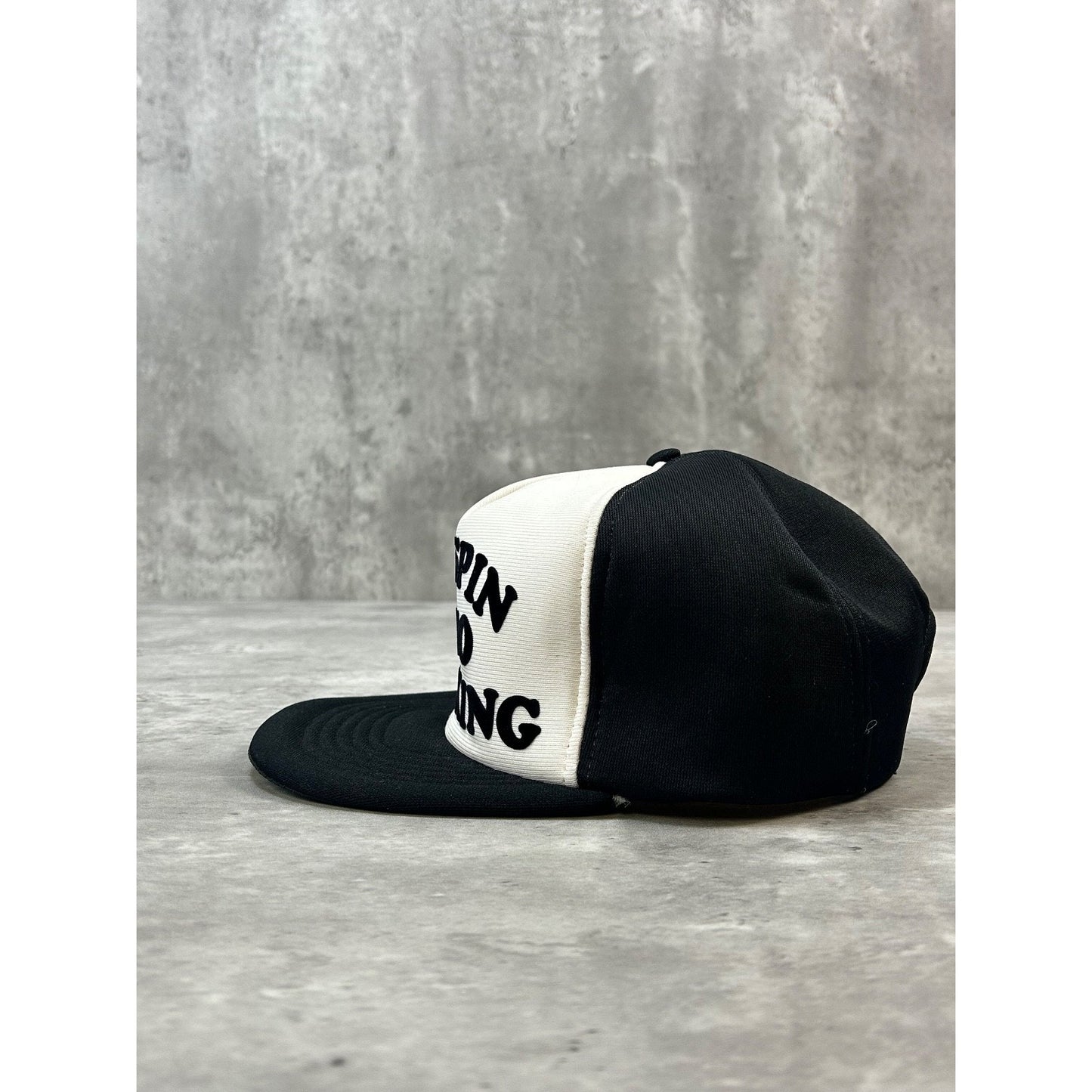 Vintage 80s Crispin Auto Wrecking Spellout Trucker Snapback Hat OSFA