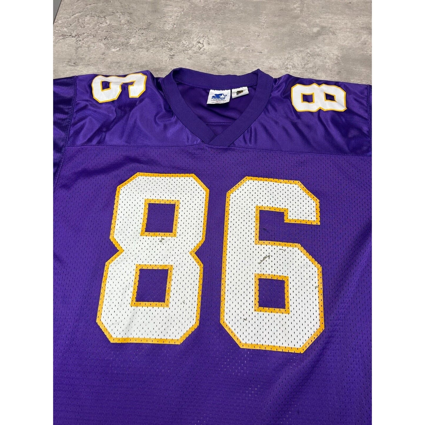 Vintage 1998 Jake Reed #86 Minnesota Vikings NFL Starter Jersey Size 48 Large