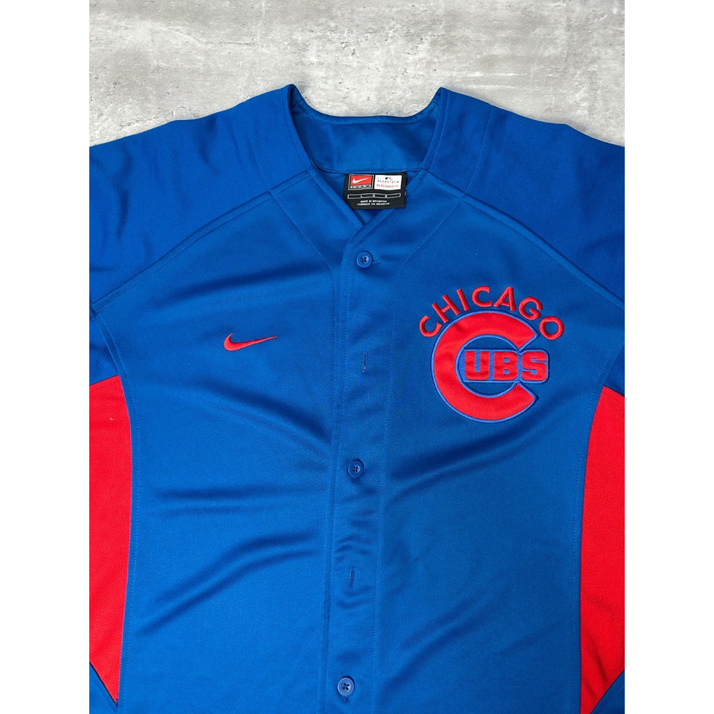 Vintage Chicago Cubs MLB Stitched Nike Baseball Jersey Size Large