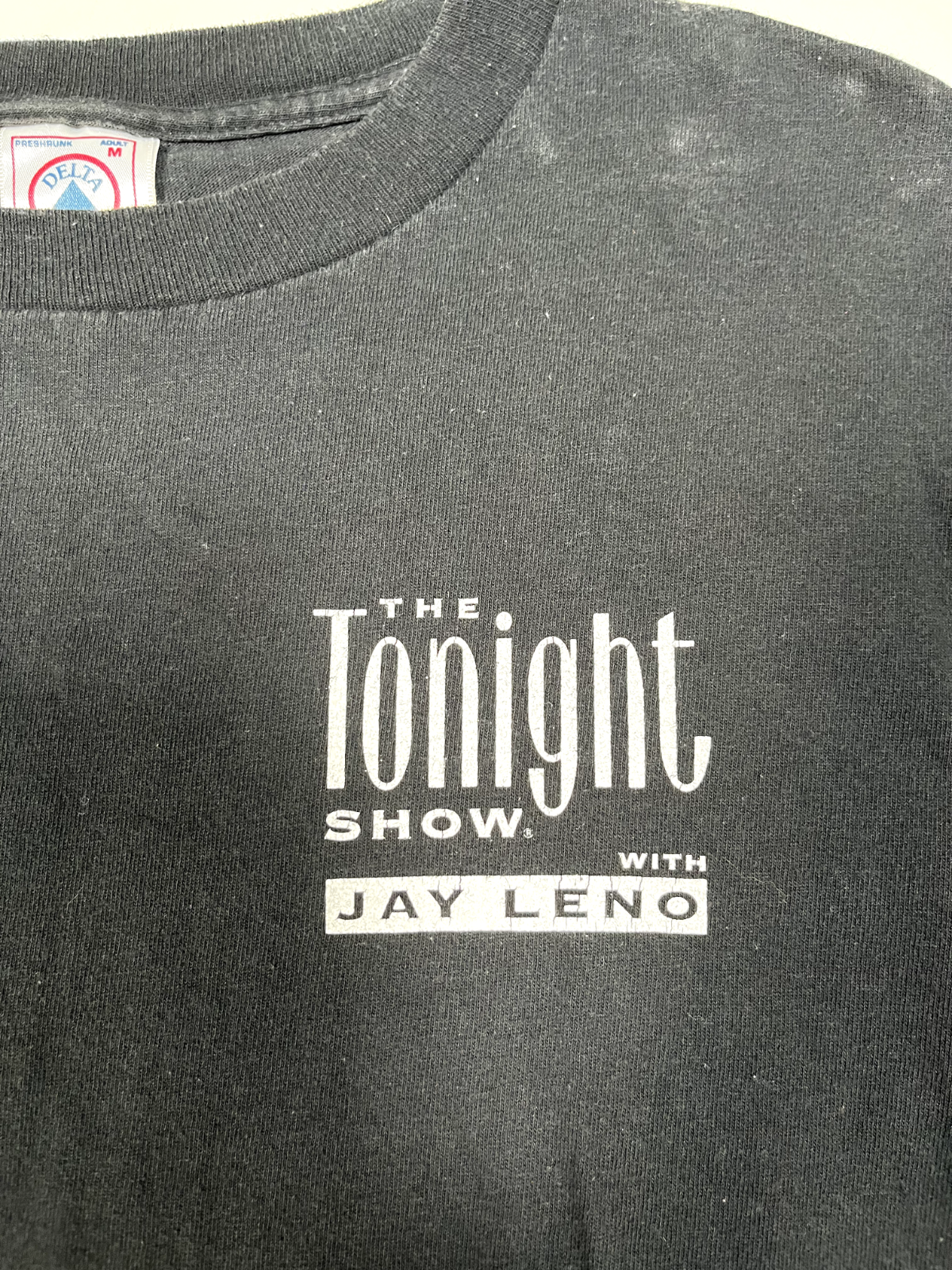 Vintage 90s The Tonight Show With Jay Leno Tv Show Promo T-Shirt Size Medium