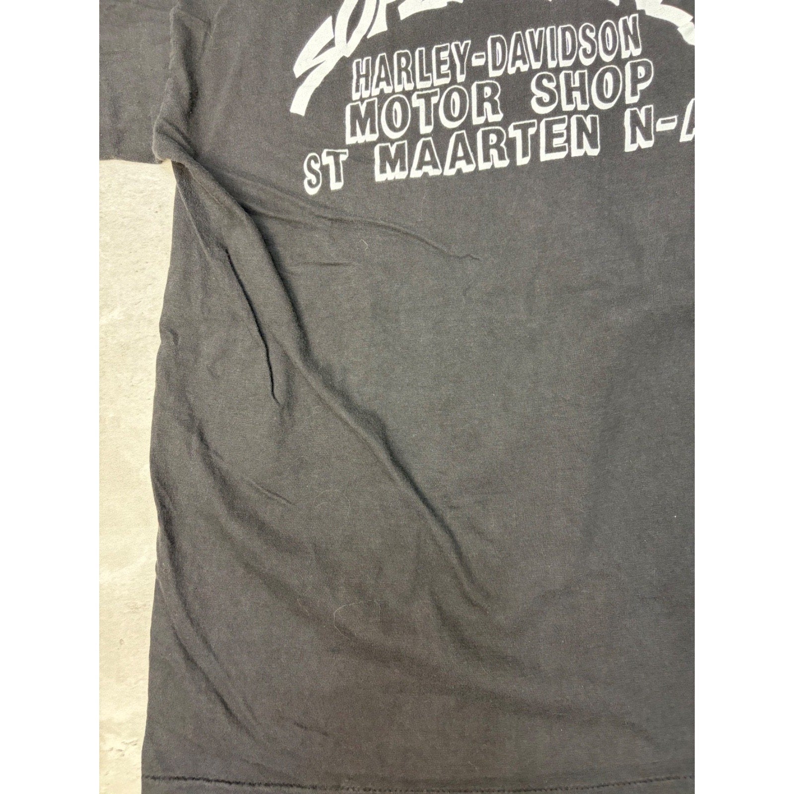 Vintage 90s Harley Davidson Classic Logo Graphic Black T-Shirt Size XL