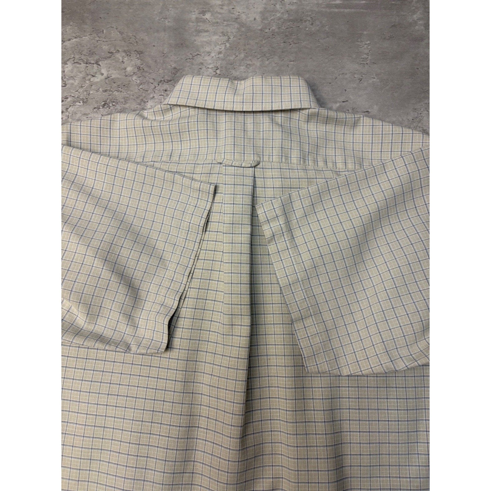 Vintage Croft & Barrow Single Pocket Plaid Cropped Button Up Shirt Size Medium