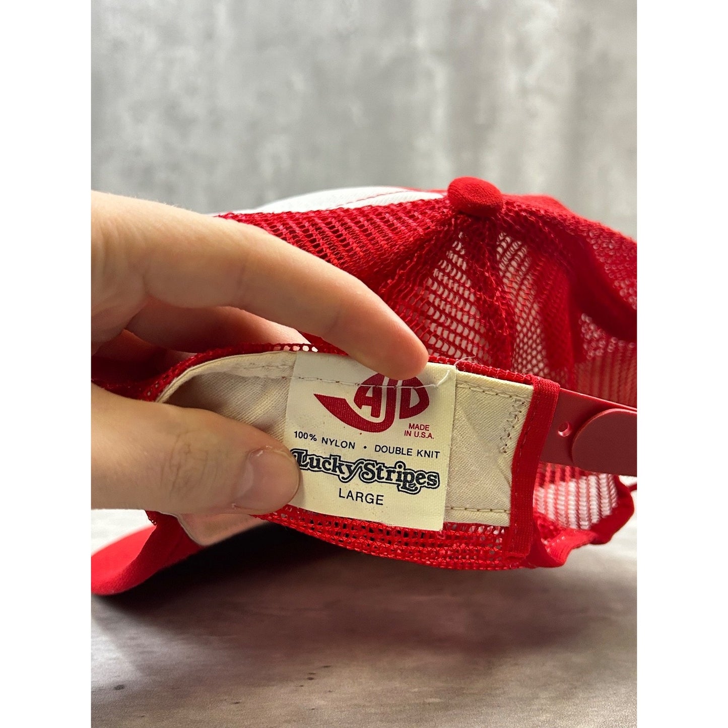 Vintage 90s Birmingham Stallions USFL Lucky Stripes Trucker Snapback Hat OSFA