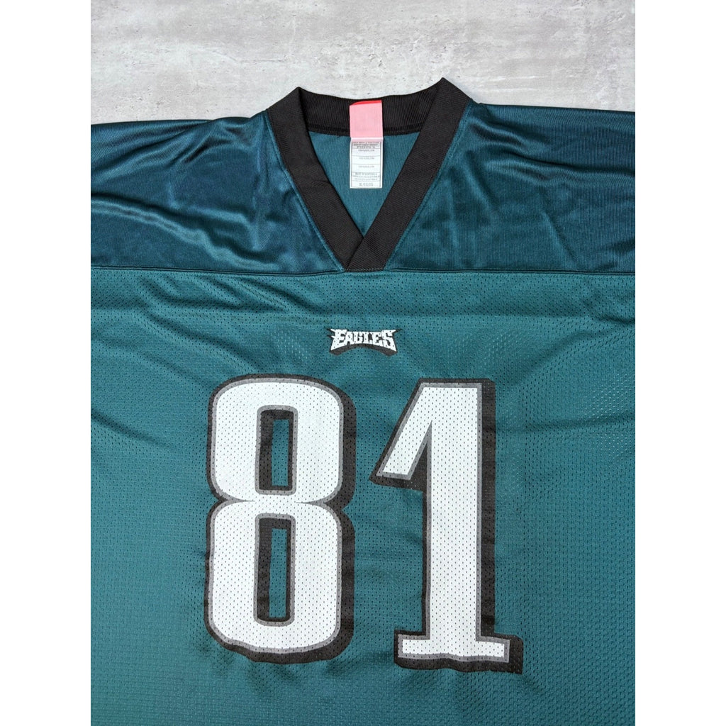 Vintage Terrell Owens #81 Philadelphia Eagles NFL Reebok Football Jersey Size XL