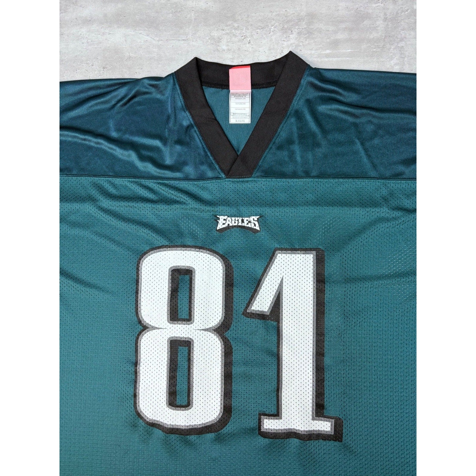 Vintage Terrell Owens #81 Philadelphia Eagles NFL Reebok Football Jersey Size XL