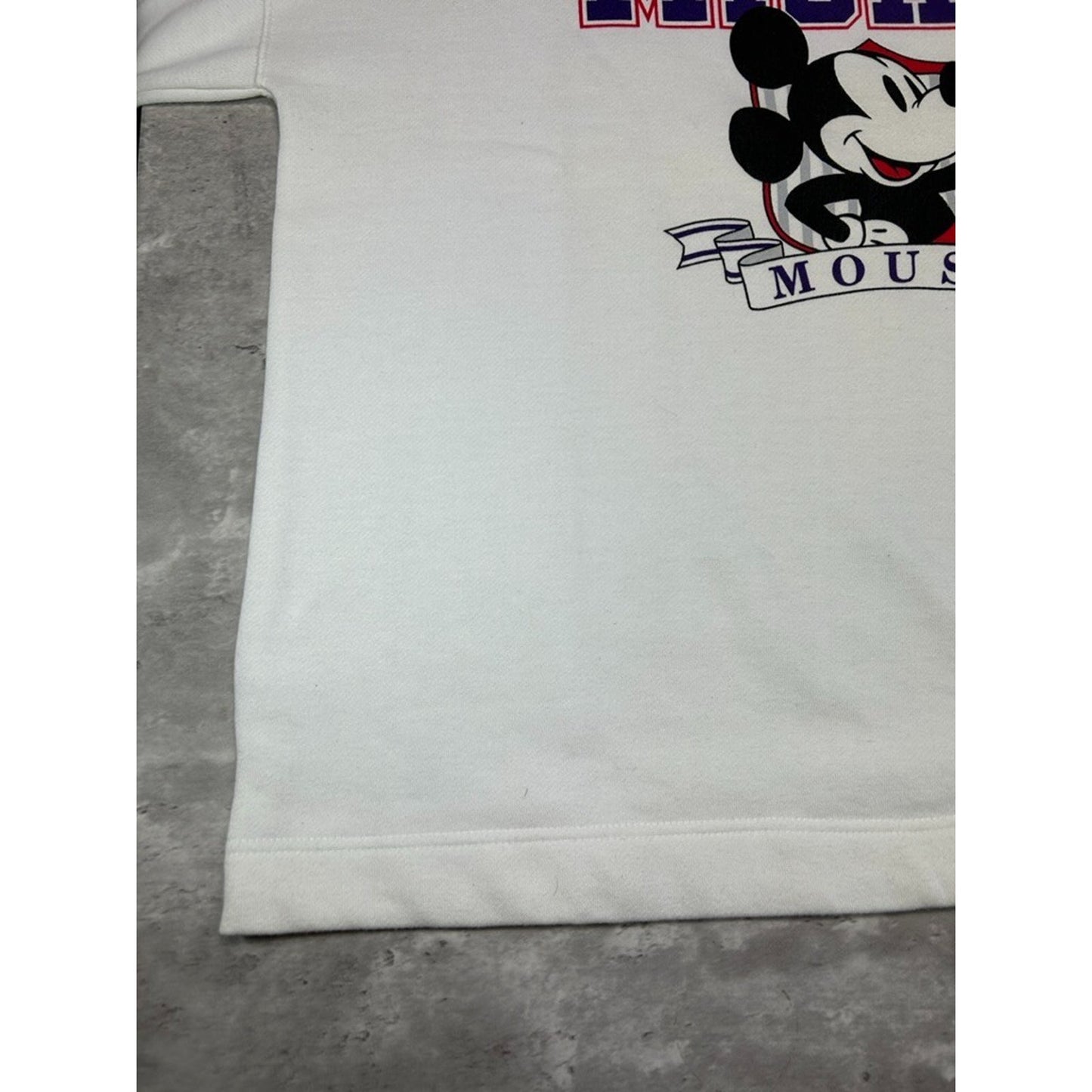 Vintage 90s Disney Mickey Mouse Cartoon Character Graphic Sweatshirt Size XL