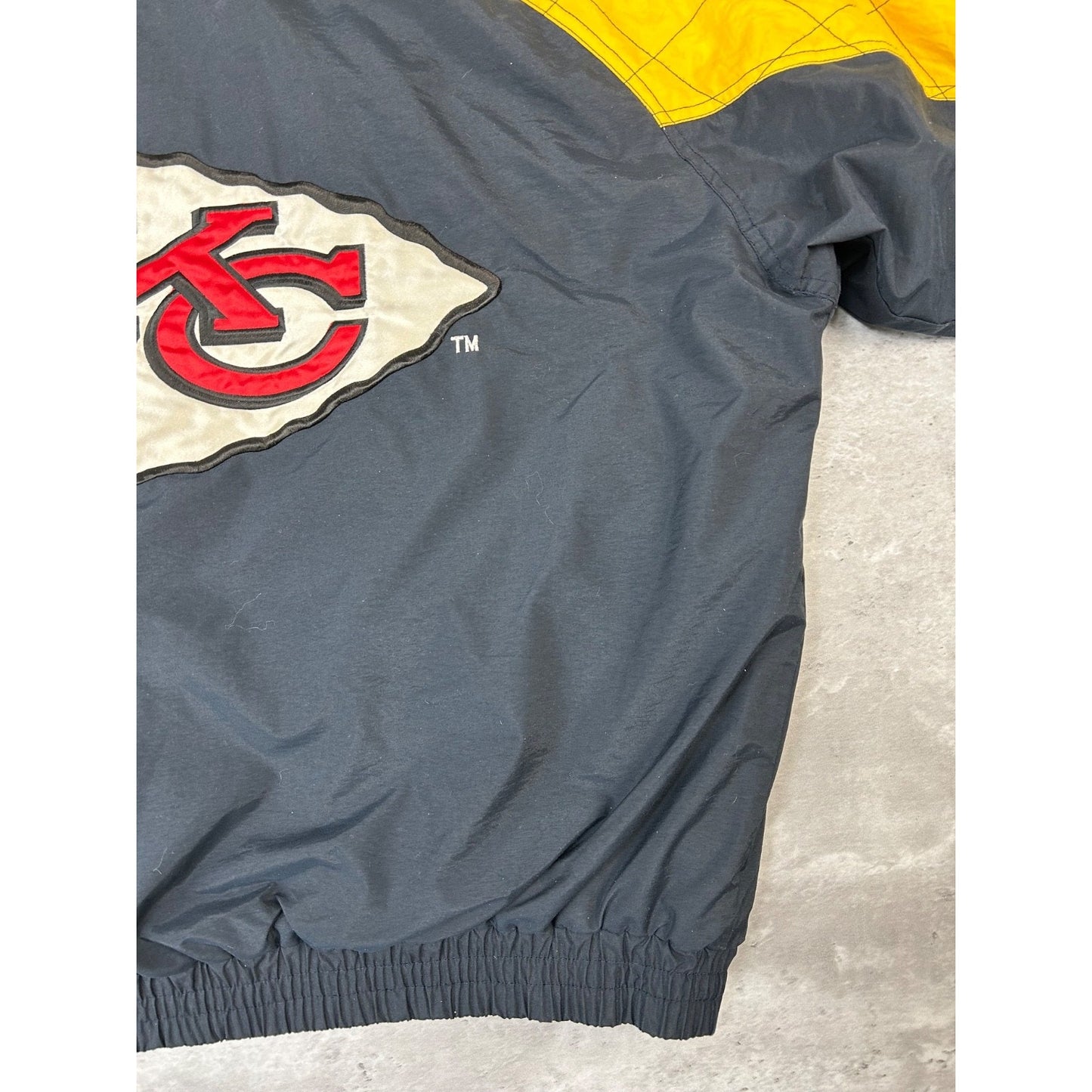 Vintage 90s Kansas City Chiefs NFL Embroidered Insulated Starter Jacket Medium