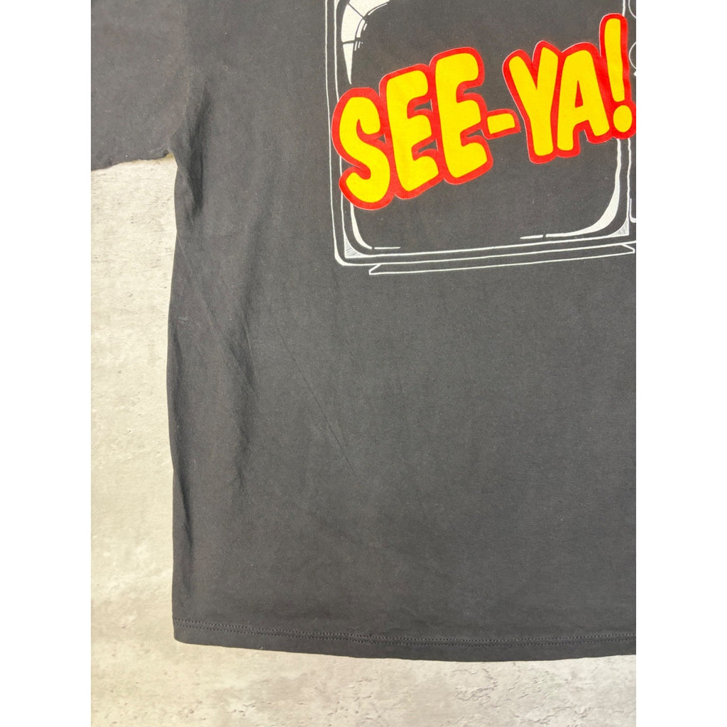 Vintage Q-TV Saturday Late Night Q106 Grahpic T-Shirt Size XL