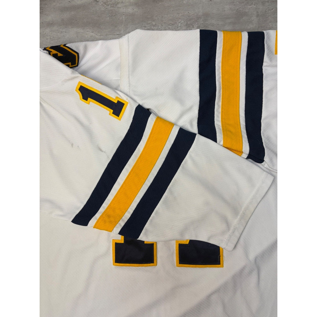 Vintage Michigan Wolverines #17 NCAA Stitched Hockey Jersey Size XL
