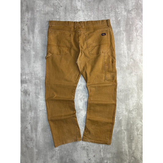 Vintage Dickes Canvas Workwear Carpenter Pants Size 40 Beige