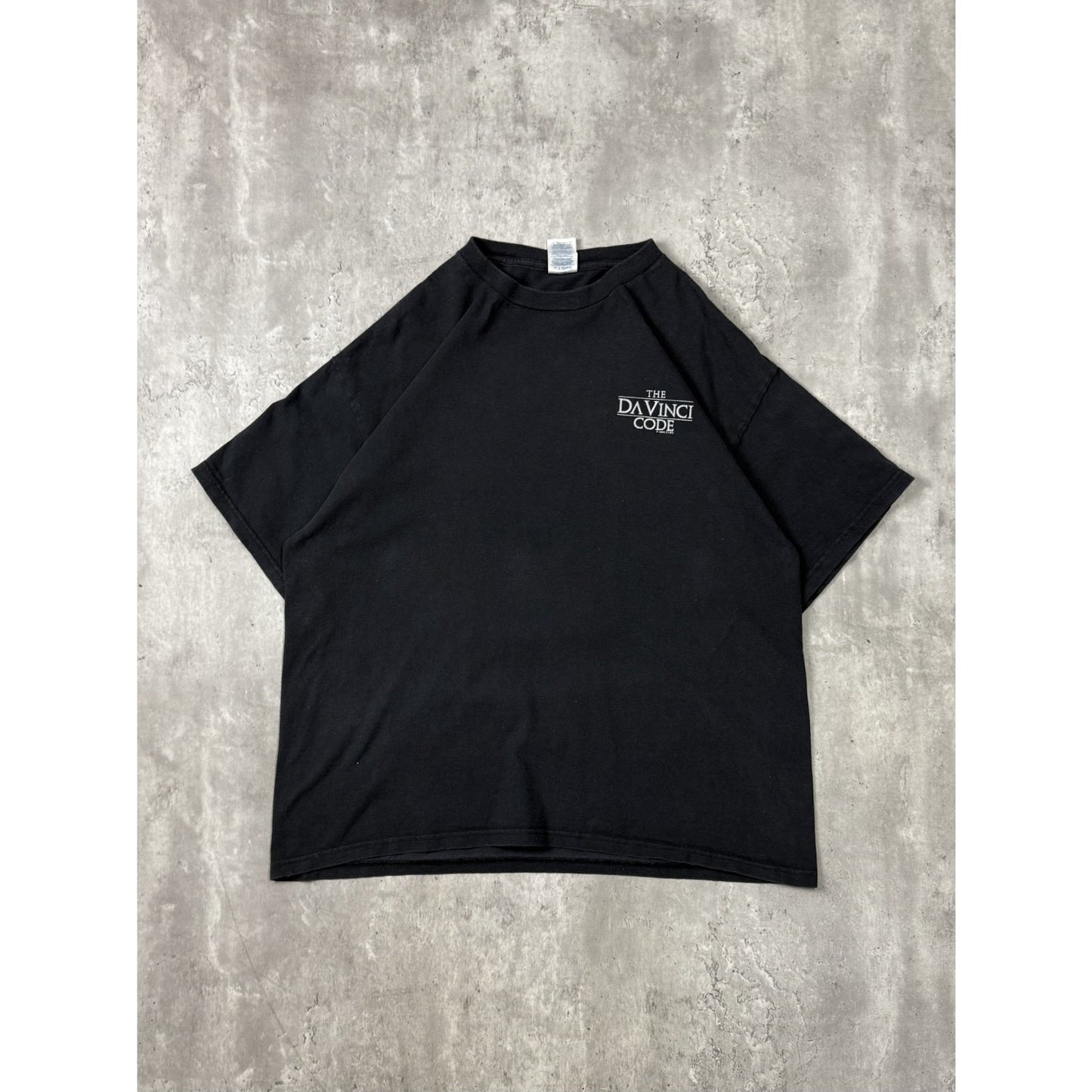 Vintage 2006 The Davinci Code Movie Promo Graphic T-Shirt Size XL Black