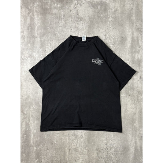 Vintage 2006 The Davinci Code Movie Promo Graphic T-Shirt Size XL Black