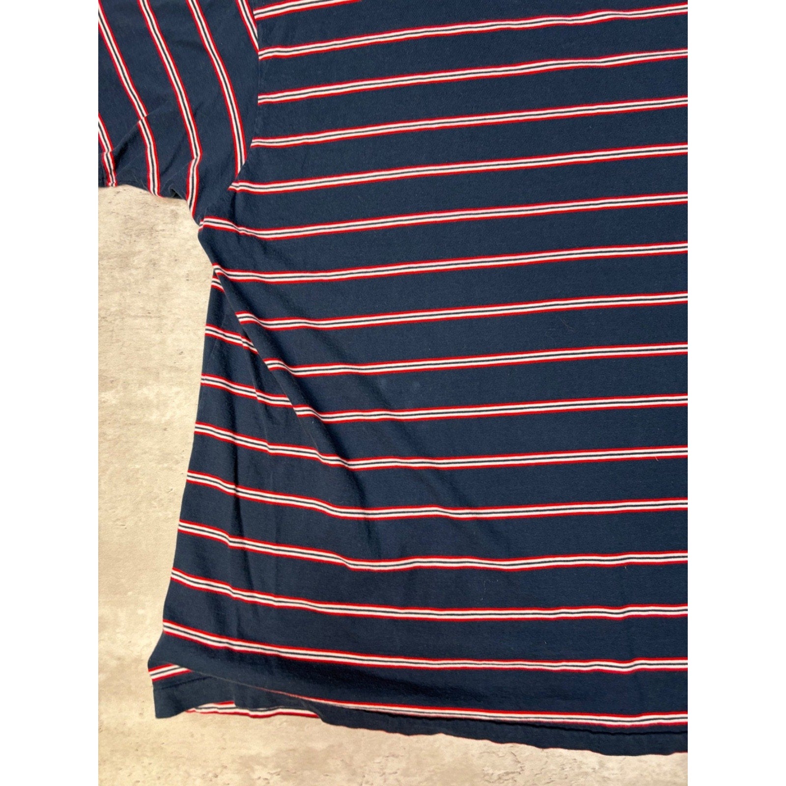Vintage Polo Ralph Lauren Embroidered Pony Striped T-Shirt Size 2XL