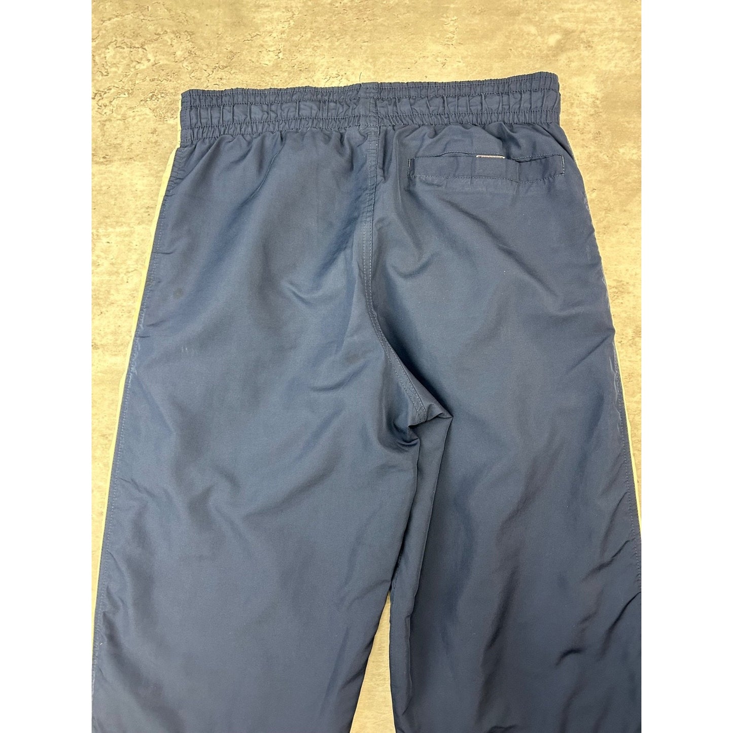 Vintage Y2K Nike Embroidered Logo Two Tone Nylon Track Pants Size Small