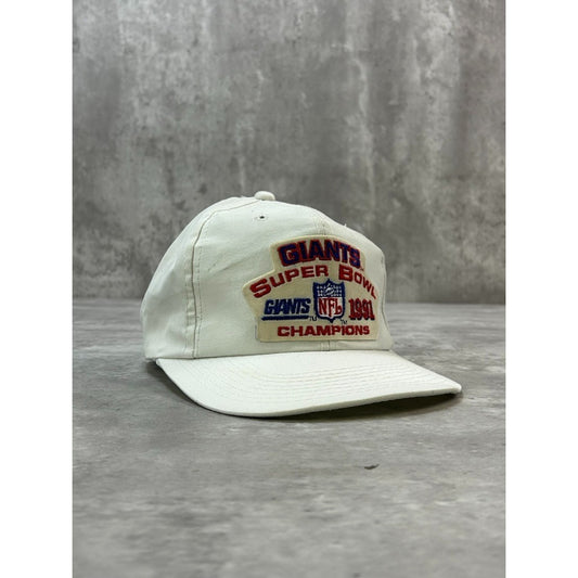 Vintage 1991 New York Giants NFL Super Bowl Champs Snapback Hat OSFA