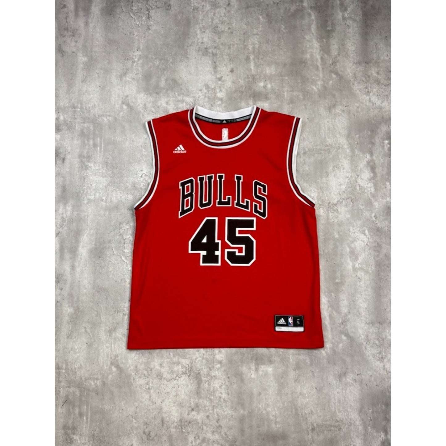 Denzel Valentine #45 Chicago Bulls Adidas Basketball Jersey Size Large