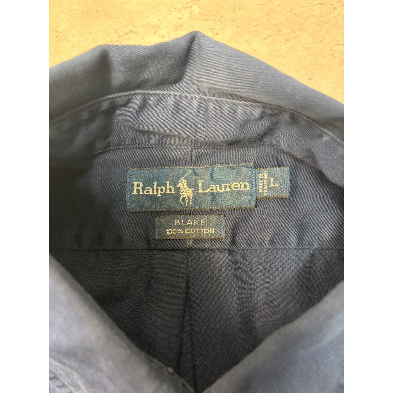 Vintage Polo Ralph Lauren Embroidered Pony Cropped Button Up Shirt Size Large