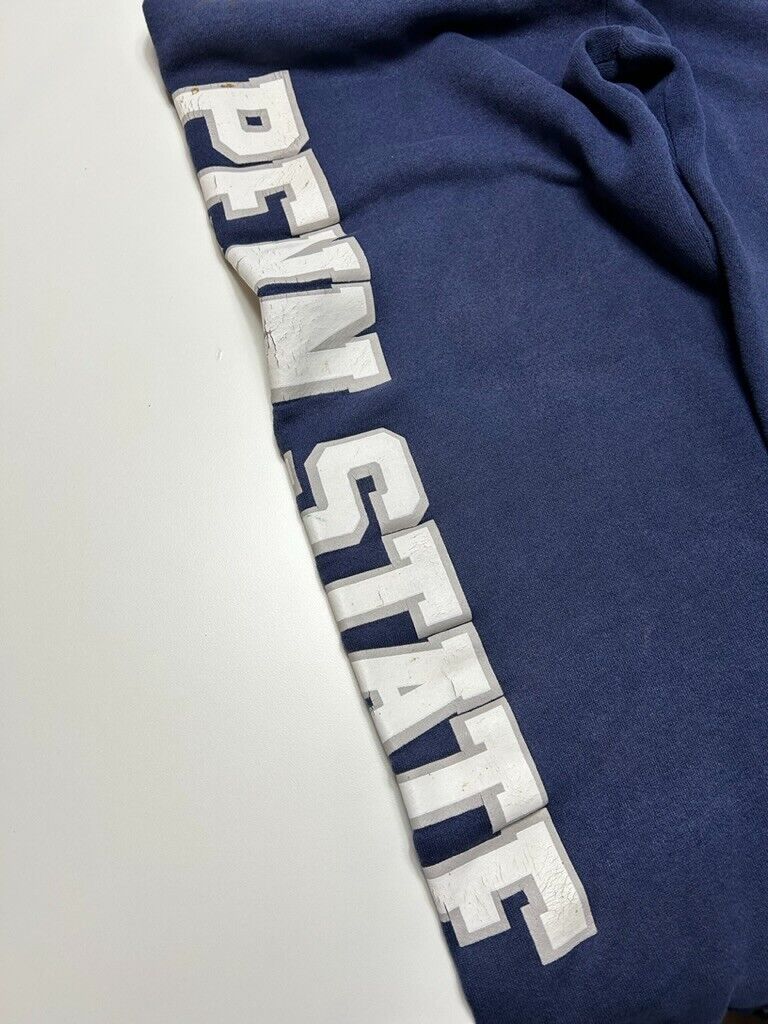 Vintage 90s Penn State Nittany Lions NCAA Graphic Spellout Sweat Pants Sz Medium