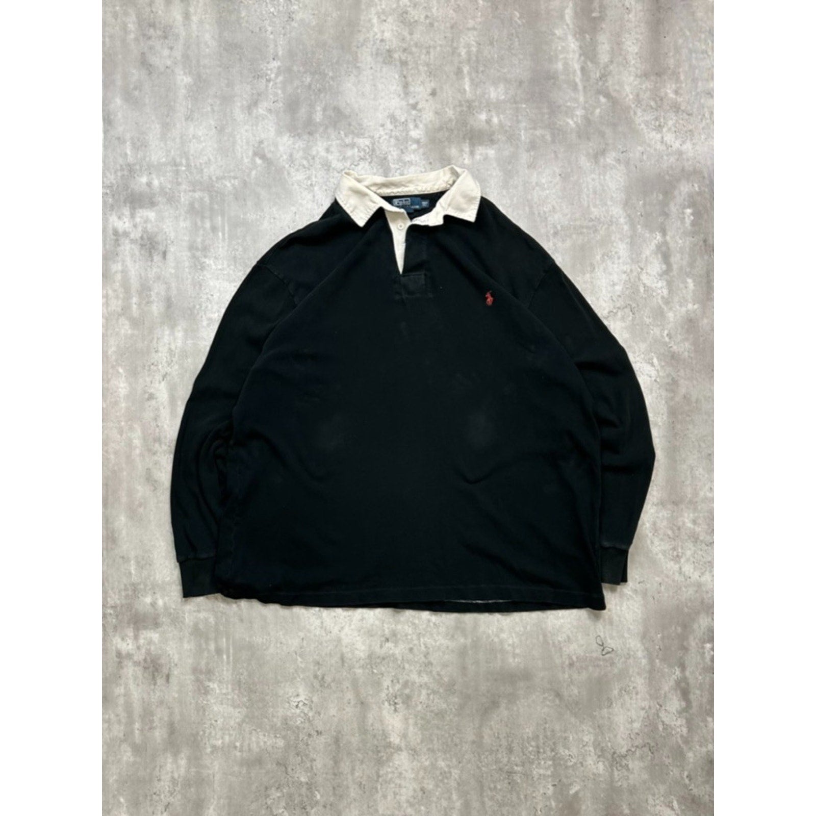 Vintage Polo Ralph Lauren Embroidered Pony Rugby Button Up Shirt Size 3XLT