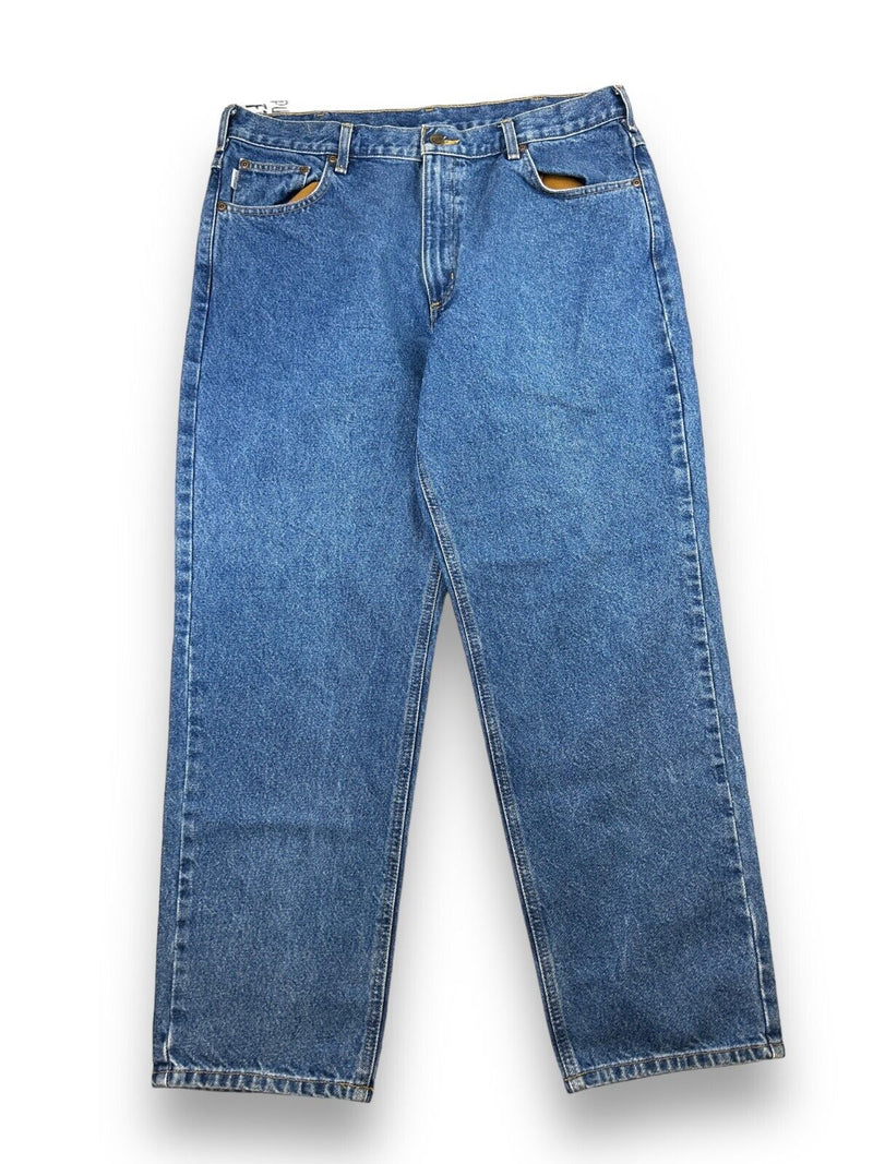 Vintage Carhartt Relaxed Fit Dark Wash Denim Pants Size 37W