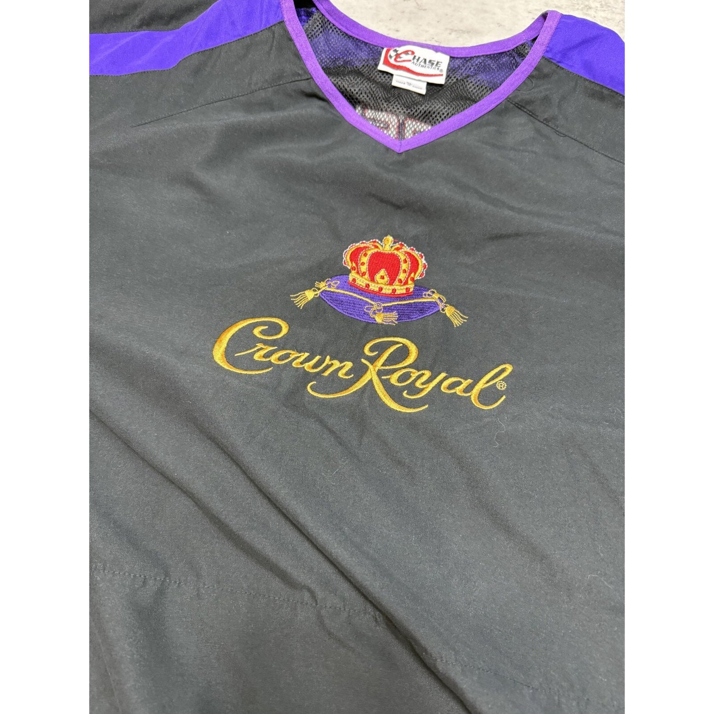 Vintage Jamie McMurray #24 Nascar Crown Royale Embroidered Pullover Jacket Sz XL
