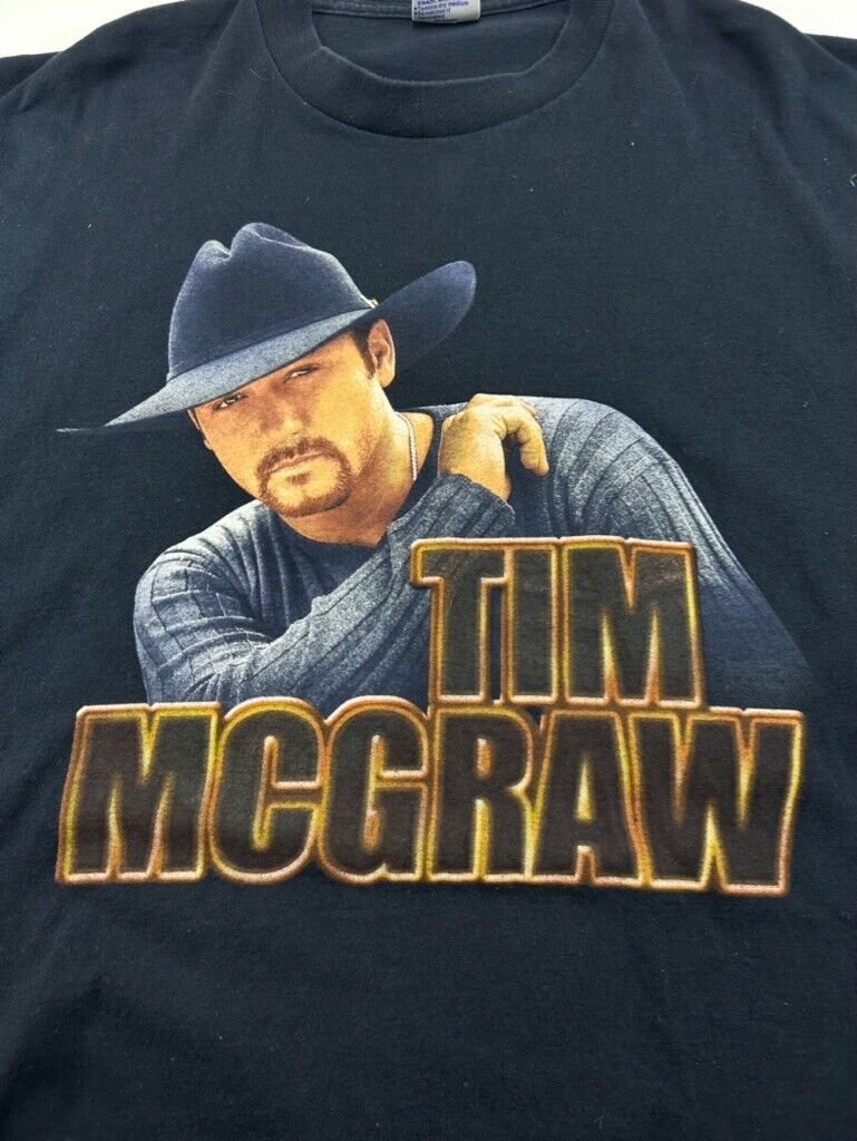 Vintage 2000 Tim McGraw Accept No Substitutes Country Music Tour T-Shirt Size XL