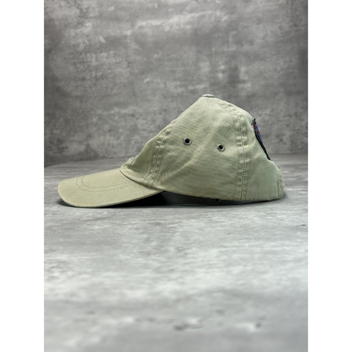 Vintage 90s Eddie Bauer Grateful Dead Embroidered Spellout Strapback Hat OSFA