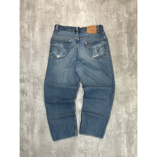 Vintage Levis 550 Red Tab Medium Wash Denim Pants Size 33