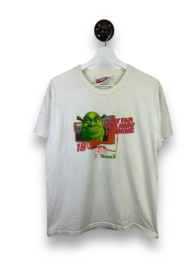 Vintage 2004 Bobby Labonte Shrek 2 Nascar Movie Promo T-Shirt Size Small