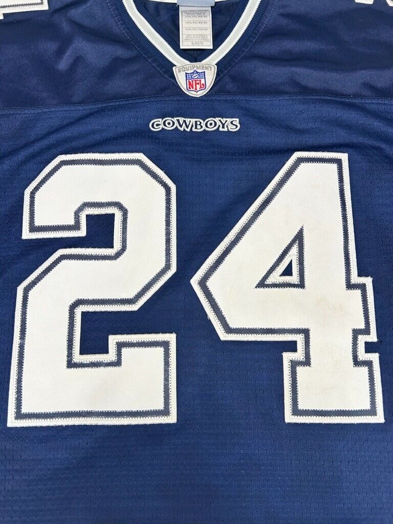 Marion Barber #24 Dallas Cowboys NFL Football Reebok Jersey Size XL Blue