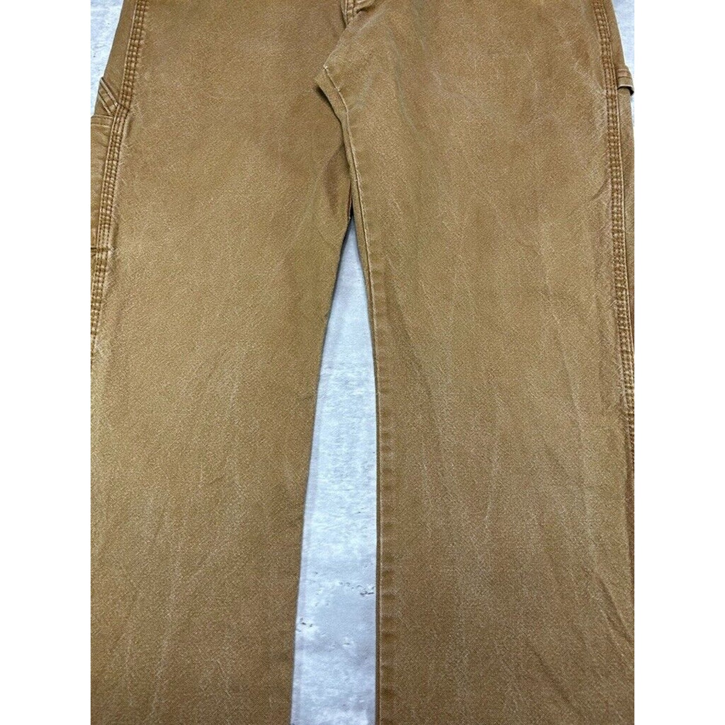 Dickies Canvas Workwear Carpenter Pants Size 33 Brown