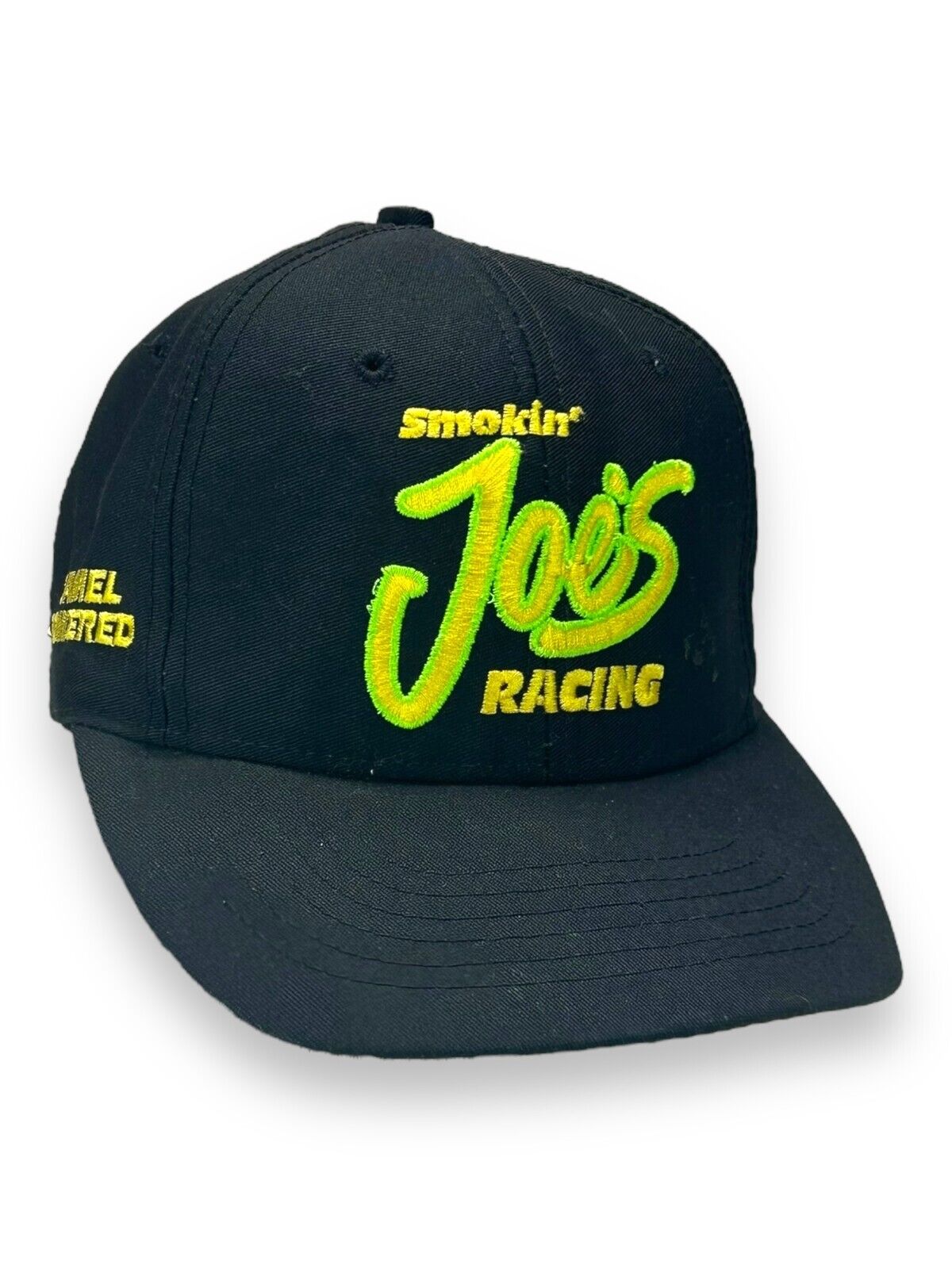 Vintage 90s Smokin' Joes Racing Embroidered Spellout Snapback Hat OSFA