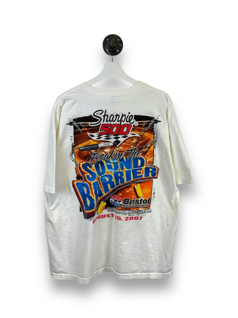 2007 Sharpie 500 Tennessee Thunder Nascar Motor Speed Way T-Shirt Size 2XL