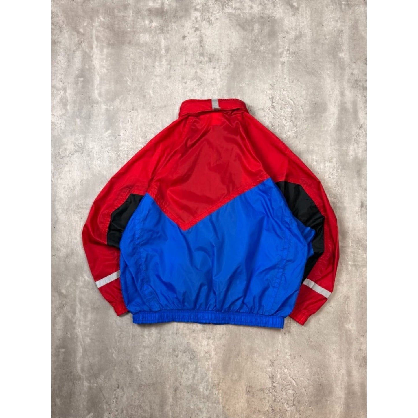 Vintage 80s/90s Youth Nike Embroidered Logo Full Zip Windbreaker Jacket Size XL