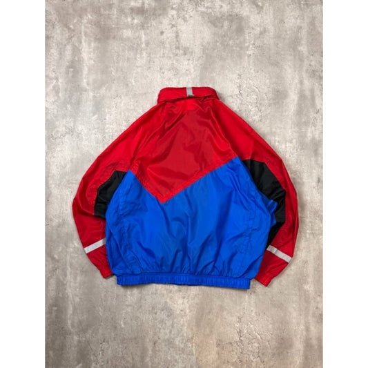 Vintage 80s/90s Youth Nike Embroidered Logo Full Zip Windbreaker Jacket Size XL