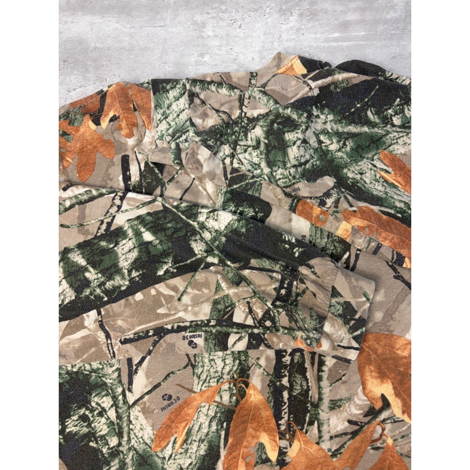 Vintage Outfiters Ridge Fusion 3D Hunting Camo Longsleeve T-Shirt Size 2XL