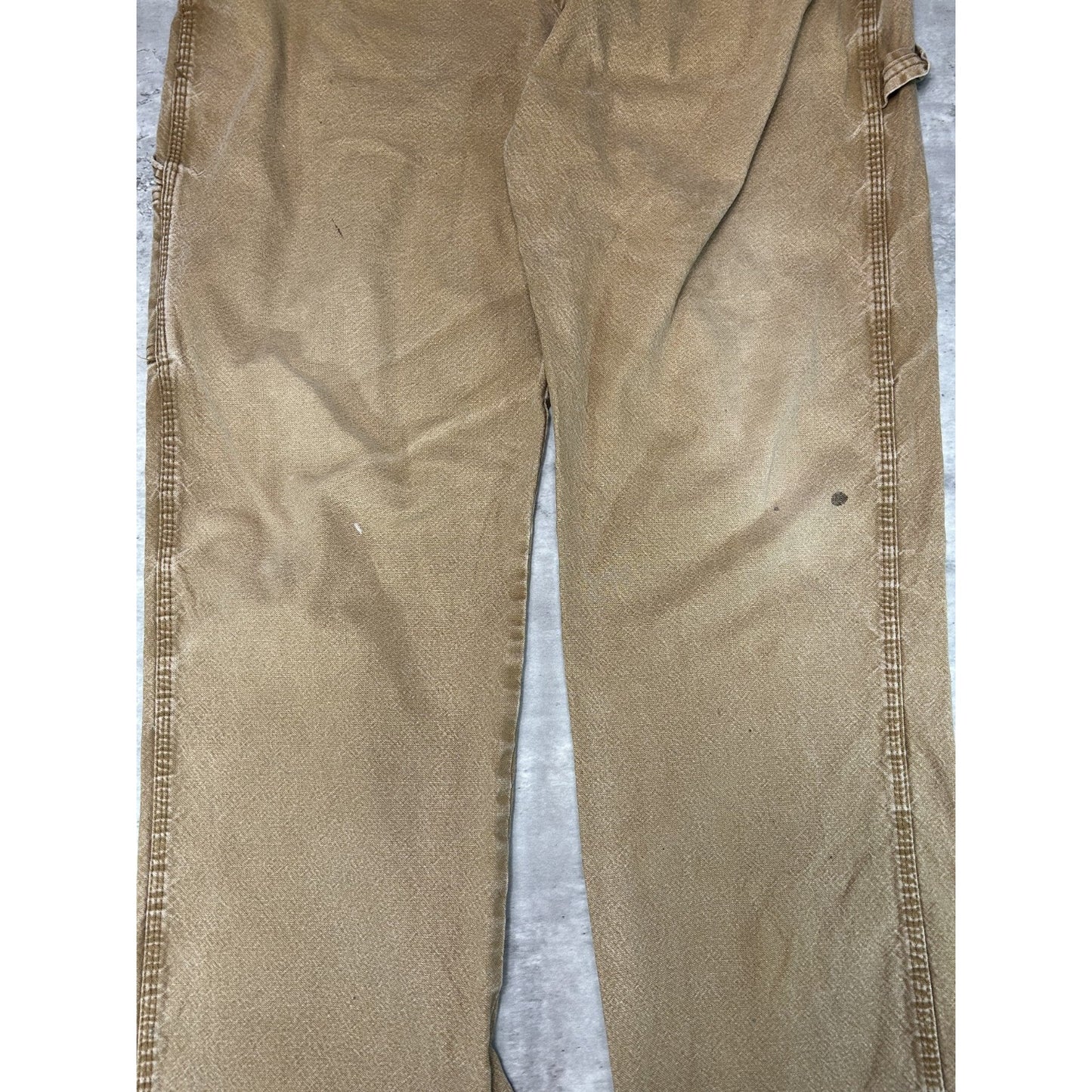 Dickies Canvas Workwear Carpenter Pants Size 40 Beige