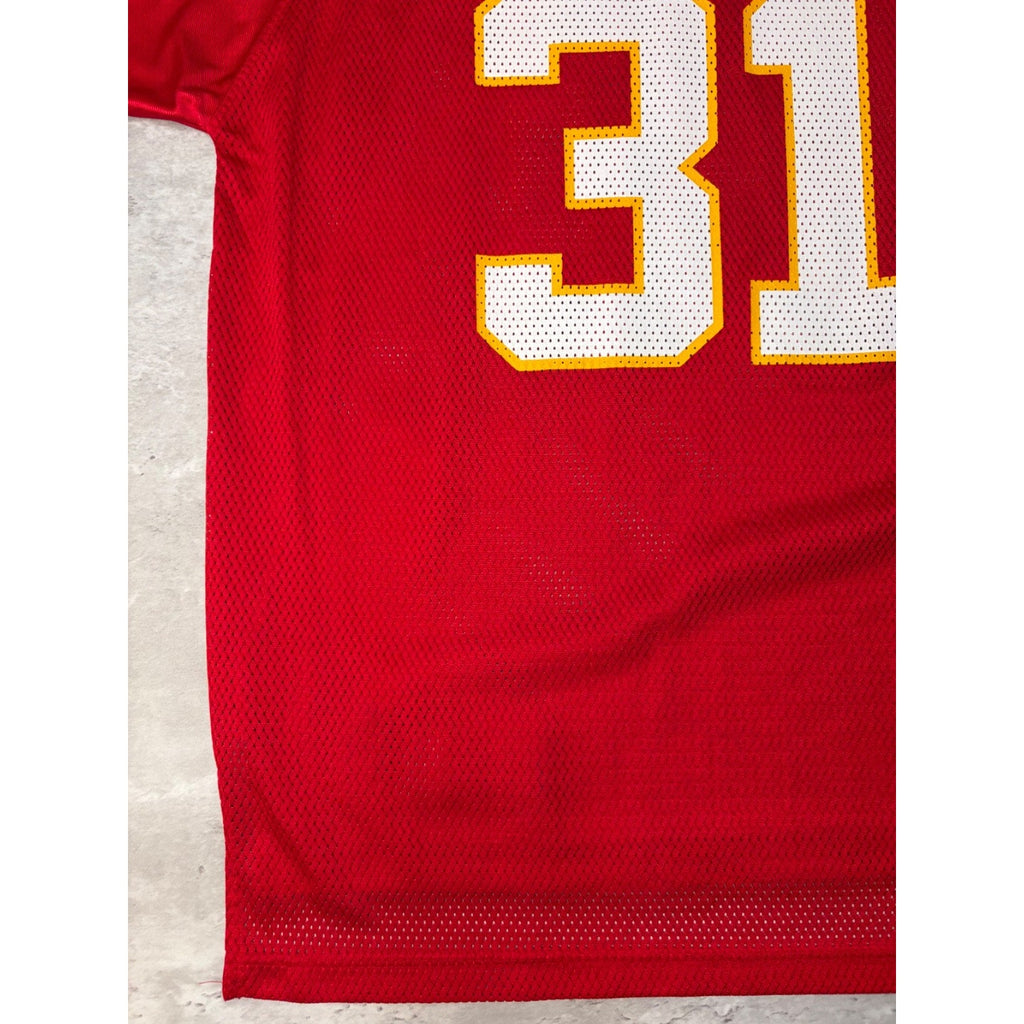 Vintage Priest Holmes #31 Kansas City Chiefs NFL Reebok Jersey Size XL YOUTH