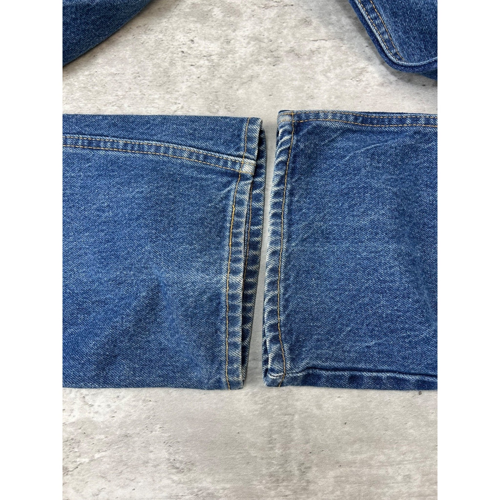 Vintage 90s Levis Red Tab Dark Wash Blue Denim Pants Size 37