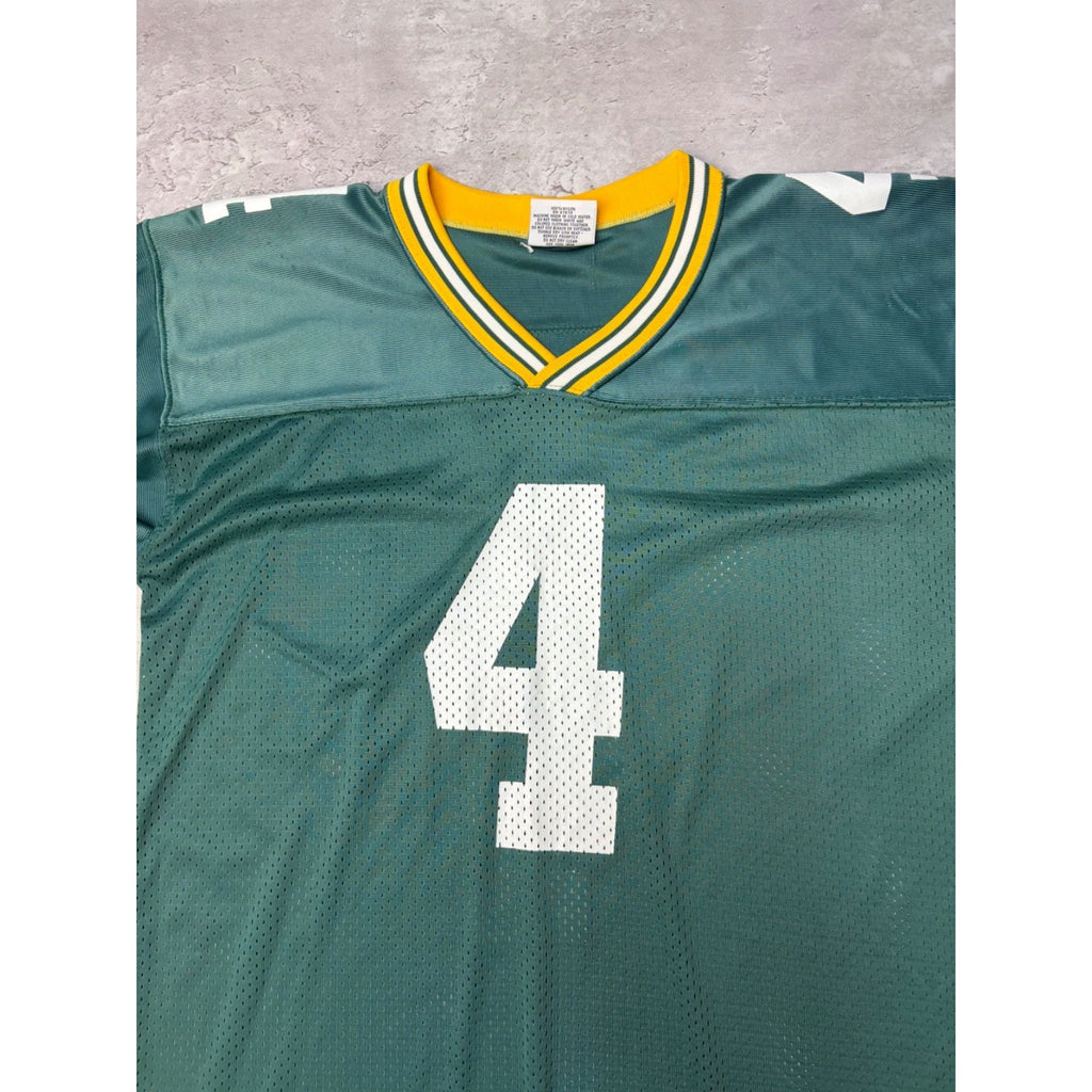 Vintage 1995 Brett Favre #4 Green Bay Packers NFL Starter Jersey Size YOUTH L
