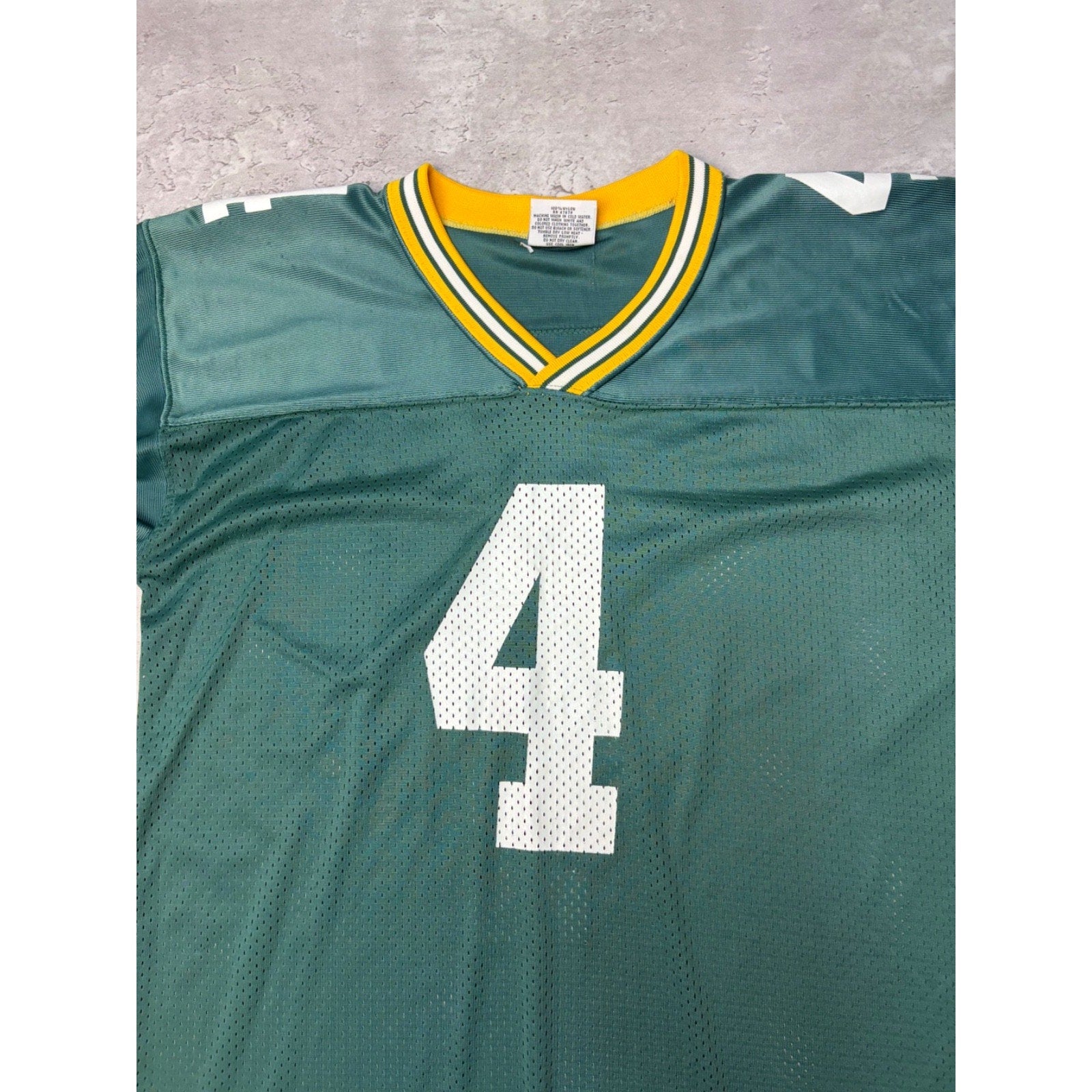Vintage 1995 Brett Favre #4 Green Bay Packers NFL Starter Jersey Size YOUTH L